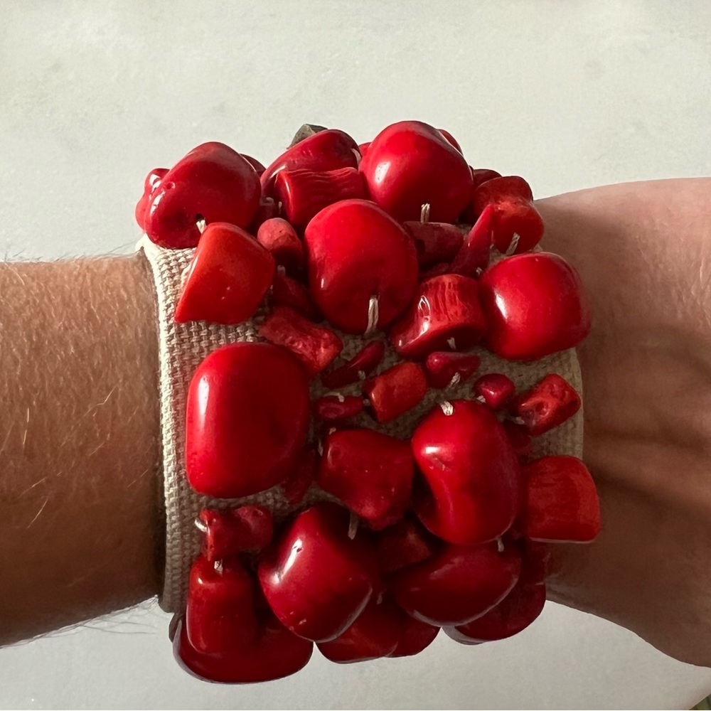 Lucky brand faux coral cuff